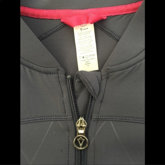 Lululemon girls scuba jacket purple 14 - Picture 5 of 5